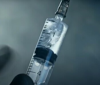 Лечение зависимости от тропикамида в Бикине Шприц с жидкостью